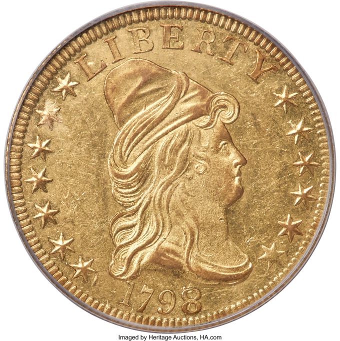 1798/7 Eagle, BD-2, AU58