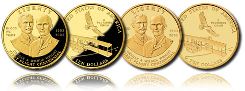 2003 First Flight $10 Gold Coin (Proof and Uncirculated) 2003 First Flight $10 Gold Coin (Proof and Uncirculated)