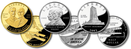 2003 First Flight Centennial Commemorative Coins 2003 First Flight Centennial Commemorative Coins