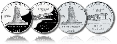 2003 First Flight Half Dollar Clad Coin (Proof and Uncirculated) 2003 First Flight Half Dollar Clad Coin (Proof and Uncirculated)