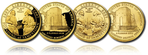 2007 Jamestown 400th Anniversary $5 Gold Coins (Proof and Uncirculated) 2007 Jamestown 400th Anniversary $5 Gold Coins (Proof and Uncirculated)