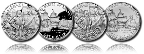 2007 Jamestown 400th Anniversary Silver Dollars (Proof and Uncirculated) 2007 Jamestown 400th Anniversary Silver Dollars (Proof and Uncirculated)