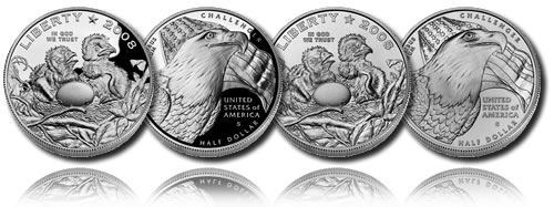 2008 Bald Eagle Half Dollar Clad Coins (Proof and Uncirculated) 2008 Bald Eagle Half Dollar Clad Coins (Proof and Uncirculated)