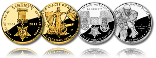 2011 Medal of Honor Commemorative Coins (Proof) 2011 Medal of Honor Commemorative Coins (Proof)