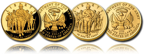 2011 United States Army $5 Gold Coin (Proof and Uncirculated) 2011 United States Army $5 Gold Coin (Proof and Uncirculated)