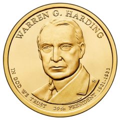2014 Warren G. Harding Presidential $1 Coin