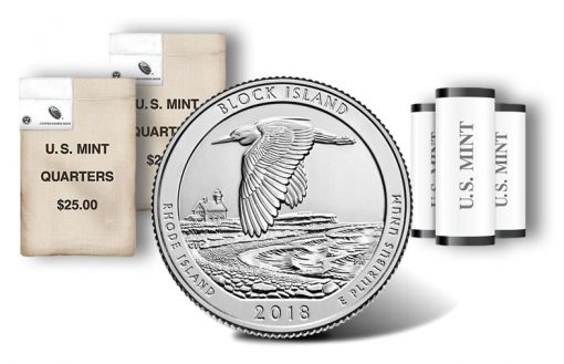 Block Island quarter, rolls and bags