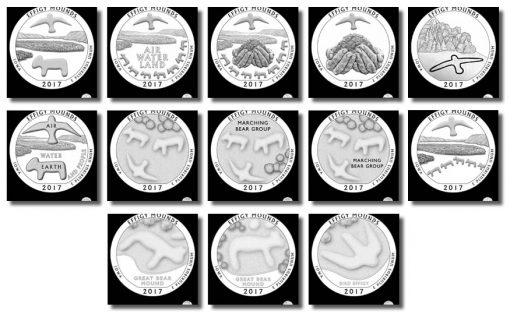 Design candidates Effigy Mounds National Monument quarter
