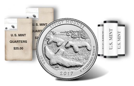 Effigy Mounds quarters, rolls and bags