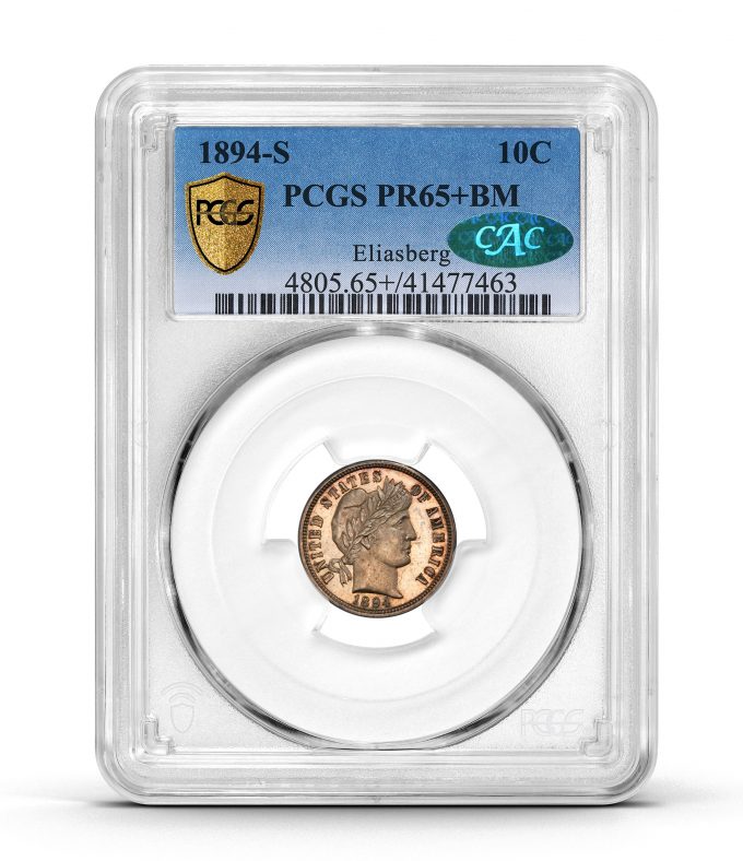 Eliasberg 1894 San Francisco dime