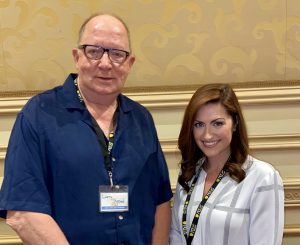 CSNS Convention Manager Larry Shepherd and PCGS President Stephanie Sabin