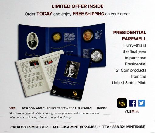 Last chance, free shipping panel in brochure