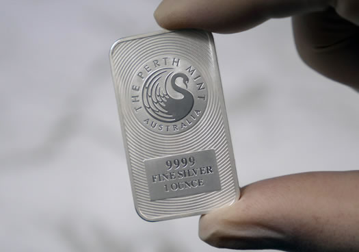 Perth Mint photo of Kangaroo Silver Bar