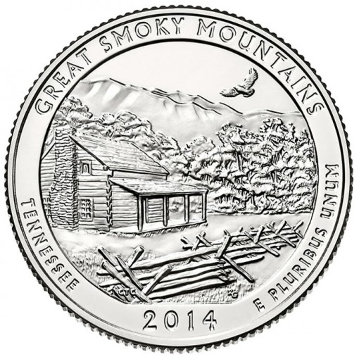 Reverse of Great Smoky Mountains Quarter