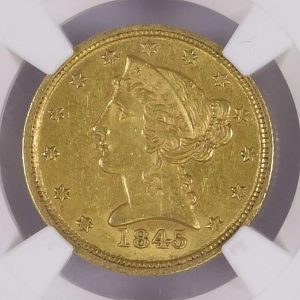 Stolen 1845-D $5
