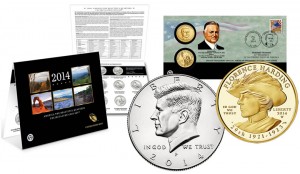 2014 Anniversary Kennedy Set, Gold Coins and Quarter Set in July 2014 Anniversary Kennedy Set, Gold Coins and Quarter Set in July